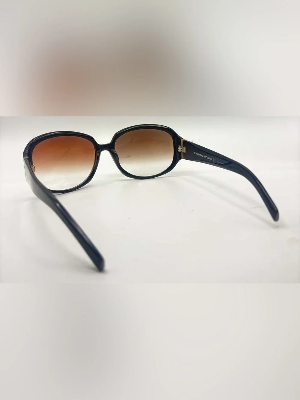 Adrienne Vittadini AV5034S Black Oval Sunglasses Frames Only